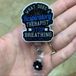 Respiratory Therapist Badge Holder